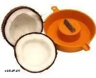 Myst Coconut breaking Tool, Coconut Breaker Plate Plastic (Pack of 1)