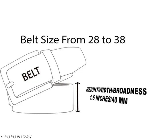 MEN PARTY WEAR BROWN BELT & CAUSAL & FORMAL WALLET COMBO