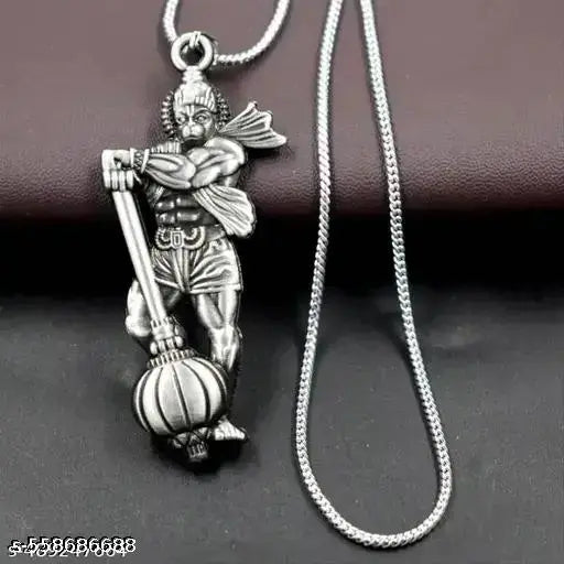 Silver Hanuman Sota AND Ball Chain pack of 2 item
