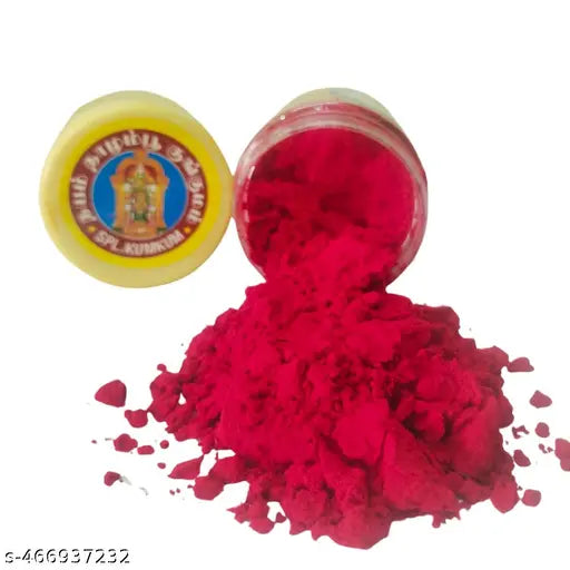 Madurai shri menakshi Amman Thazlampu Bengal Red Kumkum/Sindoor - 60 grams (Bengal Red)