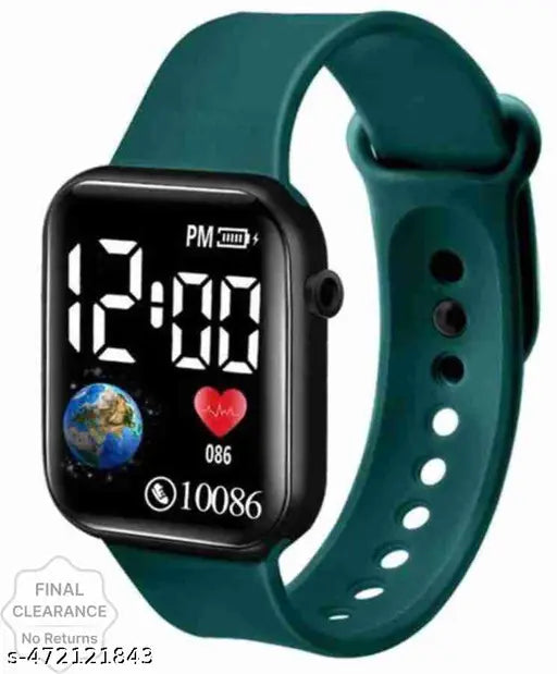 Digital Watch Combo (Pack of 2) BUY Most Selling Latest Trending Square Led Watch for unisex, Best Quality Watch Classic Digital Watch,watch, top, watch Digital, Trending Sports Watch, For Boys & Girls,Smart LED band for kids, boys and girls