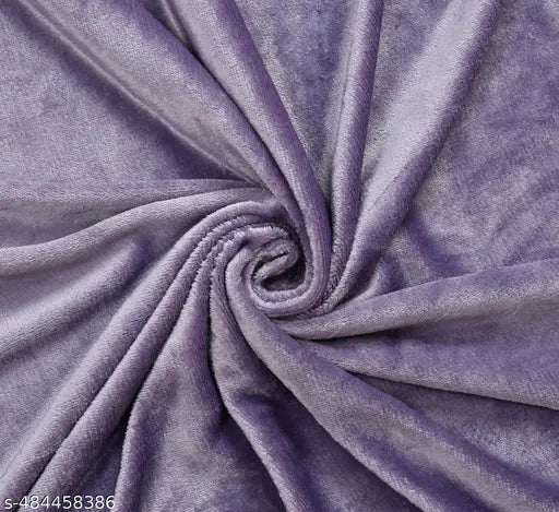 SUKHENTERPRISES PRESENTS 350 TC Winter Collection velvet Elastic Fitted Woolen Bedsheet With Pillow Covers (Pack of 1) -Fits Up to 8 Inches Mattress