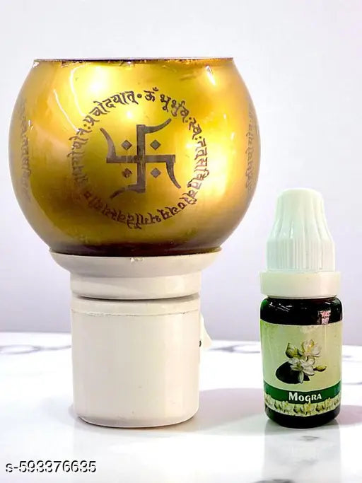 Electric Kapoor Dani Oil Burner | Multipurpose Dhoop Dani, Diffuser, Fragrance Lamp for Home, Office, Puja, Meditation, Relaxation & Mosquito Repellent – Kapoor Dani Electric Burner