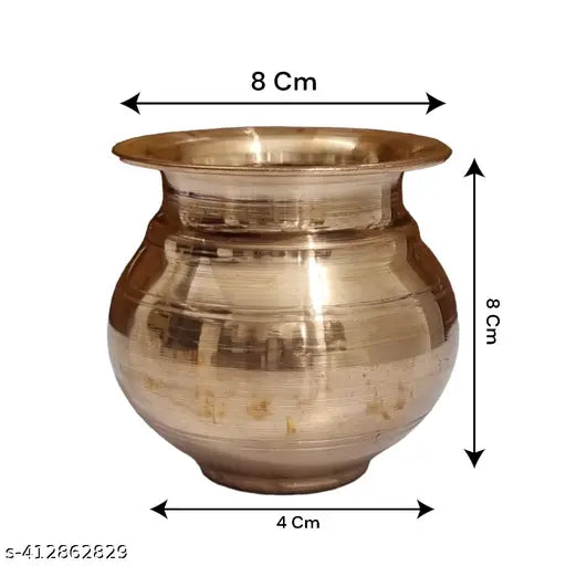 Divine Bazaar Copper Kalash for Puja