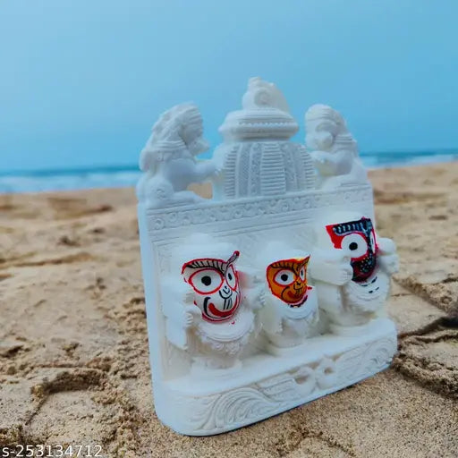 Dhaksh handicrafts lord jagannath marble idols / idols of gods Idols for puja room Idols for decoration