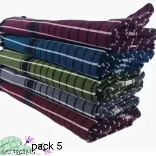 Cotton Bath towels (pack of 5) men , women , kids