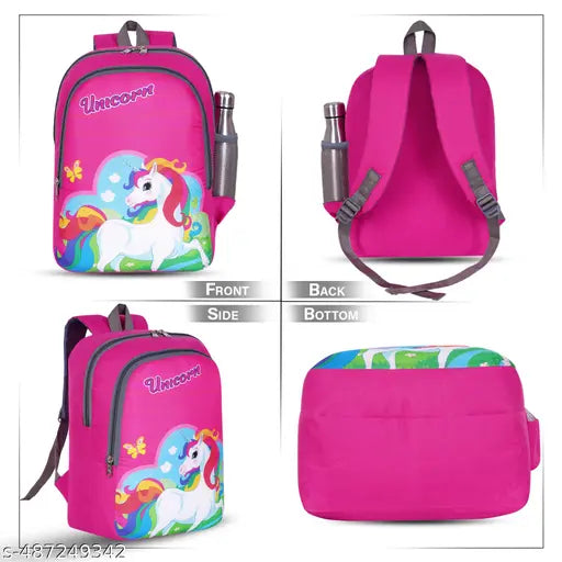 Unicorn 25-L 40cm Kids School Bag For nursery Lkg ukg class Boys/Girls Lightweight Waterproof School Bag