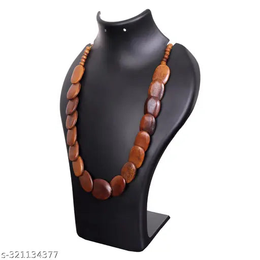 Antique Handmade Stone Beads Necklace Vintage Stylish Perfect Wearable Light Weight Stone Neacklace