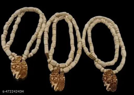 Real 100% natural original Tulsi Mala(pack of 3)