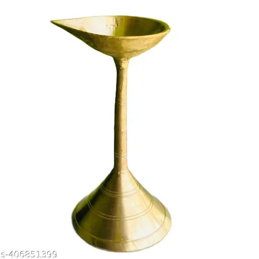 Pure Brass Puja Oil Diya For Home - Pack Of 1 | Pooja Diya | Brass Diya | Diya For Home | Diya For Pooja