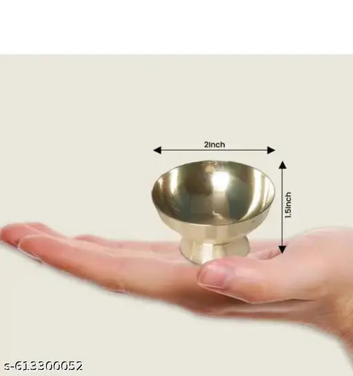 Laddu Gopal Bhog Thali Set With  Diya