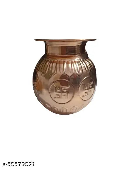 Copper Kalash For Pooja Karvachuath Kalash