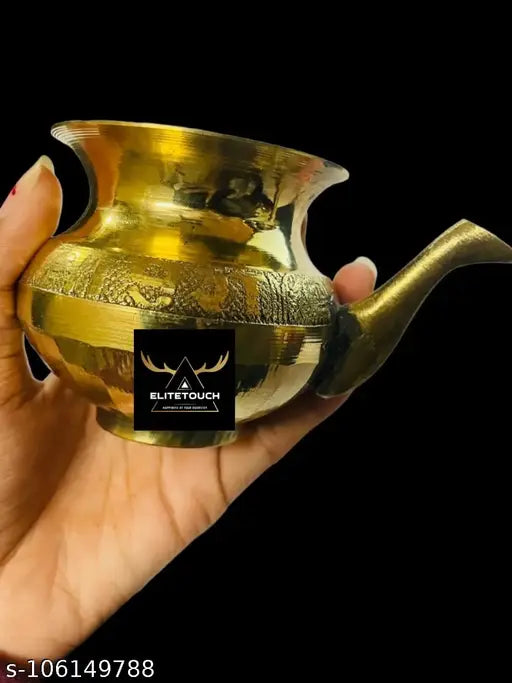 Chauth Lota Handp Chauth Lota Handpainted Kalash / Brass Karwa Kalashainted Kalash / Brass Karwa Kalash