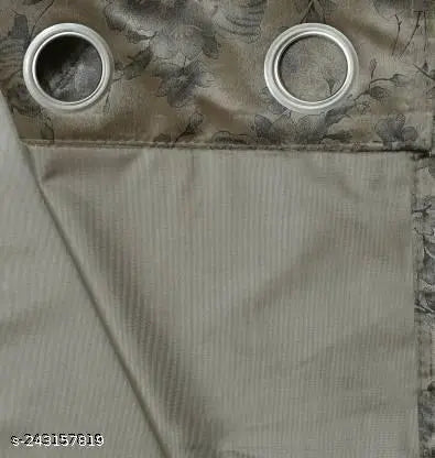 9 feet Flower Suade curtains