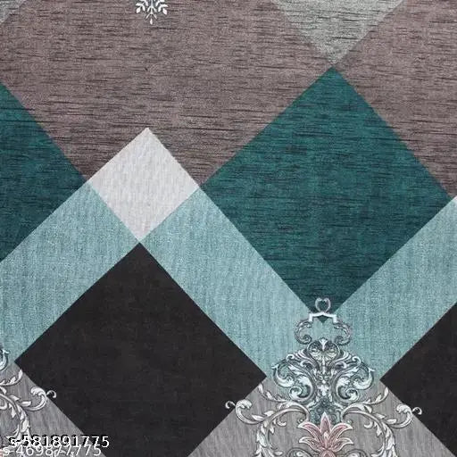 Super Soft Glace Cotton All Round Elastic Fitted Double Bed Bedsheet with 2 Pillow Covers-72x78x8 Inches-fiteed_Double