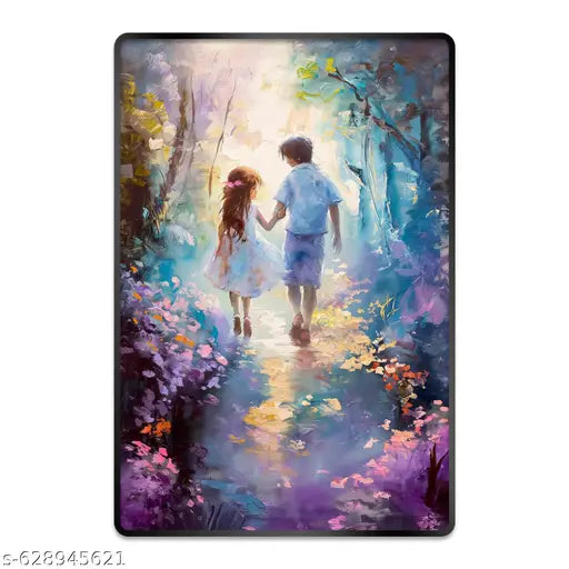 Indianara Modern Art Painting With Frame 18 Inches X 12 Inches (MA29LBP)