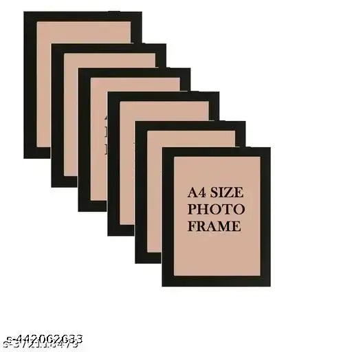 HEMU SALES BLACK FRAME (A-4 SIZE) (SAT OF 6 FRAME )