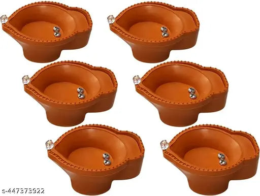 Water sensor diya | Candle| Pack of 6| For diwali & other festival