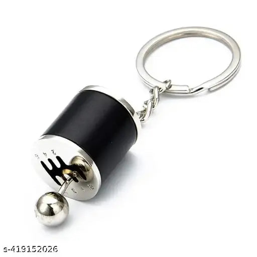 Shifter Gear Keychain,6 Speed Shifter Keychain,Mini Car Gear Shift Stick Knob Keyring Manual Transmission Gearbox Key Chain Creative Car Key Fob Keychain Accessories