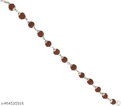 Rudraksha Bracelet Silver Plated SQZ277