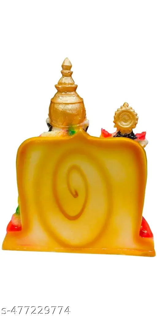 > “Kuber Lakshmi Ji Idol 10 cm | Marble Look Decorative Murti for Home Temple | Wealth Goddess Showpiece | Diwali Pooja Gift | Festival Home Decor Item”