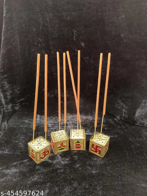 Agarbatti stand, 5 Holes Minakari Incense Stick Holder