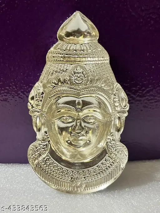 German Silver Lakshmi Mukuta small