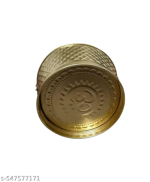 New flower Golden basket  9 inch Multi Design basket/Urali/  | Golden Big basket/basket Use as Serving pooja/Bowl Decorative, and Mainly for Pooja Purpose