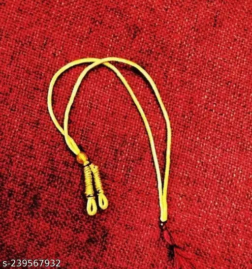 Parthvi Gold Plated Traditional Temple Design Multiple Line Wedding Necklace/Chain for Women and Girls by Shreyadzines