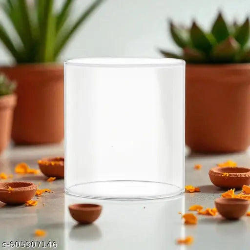 SriMaa Ventures Long-Burning Brass Diya with Durable Glass  Handcrafted Akhand Jyoti Lamp for Home Mandir, Aarti,  Festive Lighting