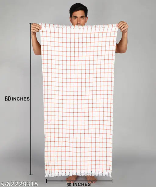 G fabrics Premium Quality 500 gsm Bath towels pack of 2 towels