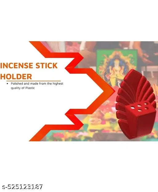 Stylish Royal Incense Stick Holder for Home Agarbatti Holder for Wall Mounted Stand Self Adhesive Wall Mounted & Pooja Room, Temple, Office Agarbatti Stan Multicolor Small (Set of 3)