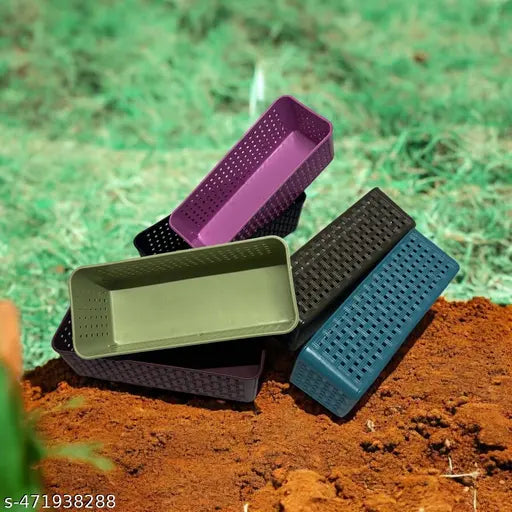 Pack of 6 | Bathroom Organiser | Desk Organizers for Staitionary Jwellery Tool Cabinet for Bedroom or Washroom Kitchen Office 030