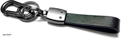 Metal Hook Key ring TVS Design For Car Bike Men Women Keyring (Black) TV3 Key Chain