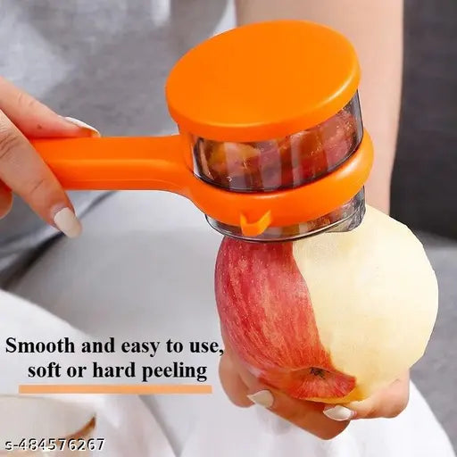 1pcs Multi Functional Storage Peeler,Vegetable Peeler,Fruit Peeler, Peeler With Container,Suitable For Home And Kitchen Use(Multicolor)