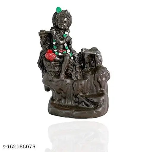 Krishna Backflow for Festival Gift Home Decorative & Showpiece Decorative Showpiece ( set of 2 )