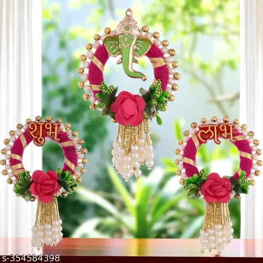 Desi Decor Subh Labh Door Hanging - Handcrafted Diwali Home Decor