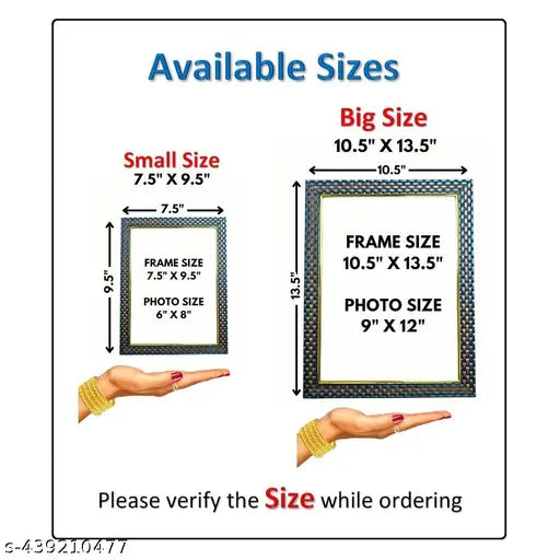 Dattatreya Saibaba Gurudatta Dattaguru red dress Wall Painting Framed Home Decor Photo Frame (09"x12" image size) (10.5"x13.5" Frame Size)