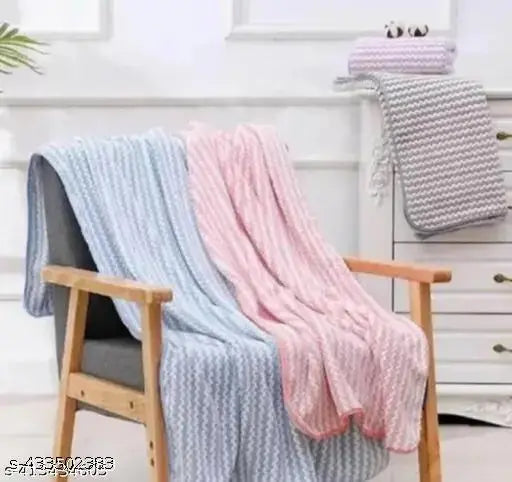 Ravishing Fancy Microfiber Bath Towels Pack of 2 | Super Soft, Quick Dry & Absorbent 30x60 Inch Towels for Home & Gym
