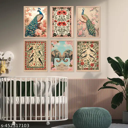 Madhubani Pichwai Wall Painting For living Room Bedroom Decoration