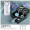 50Pcs, Keyring Keychain Split Silver Plated Alloy Keychain for Bike, Car, House, Office & Diy Craft Keychain Rust Free Heavy Duty