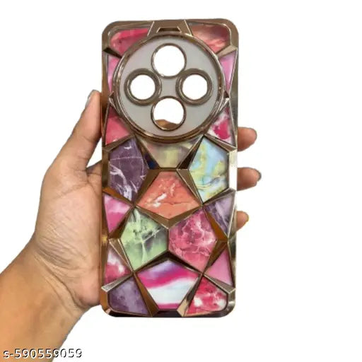 Mi Redmi 14C  New design Diamond Case back cover soft silicone case cover edge camera protection cover (PINK)