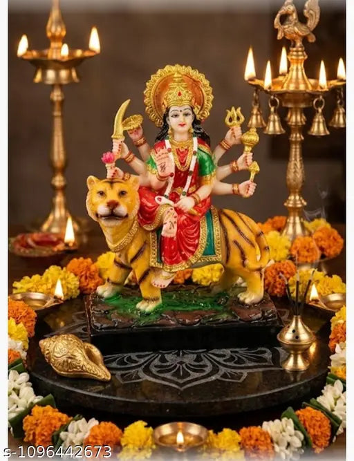Navratri Special Mata Sherawali Maa Durga Idol – 10 cm