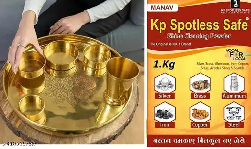 Pitambari Shining Powder 1.KG  – for 6 metals (copper,brass, aluminium, iron, silver,steel)