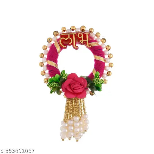 Laxmi Marble  Subh Labh Door Hanging - Handcrafted Diwali Home Decor