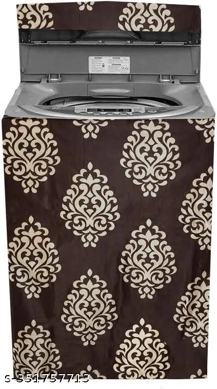 Crosmo Washable & Dustproof Top Load Fully Automatic Washing Machine Cover (Suitable for 6 Kg, 6.5 kg, 7 kg, 7.5 kg,8Kg)