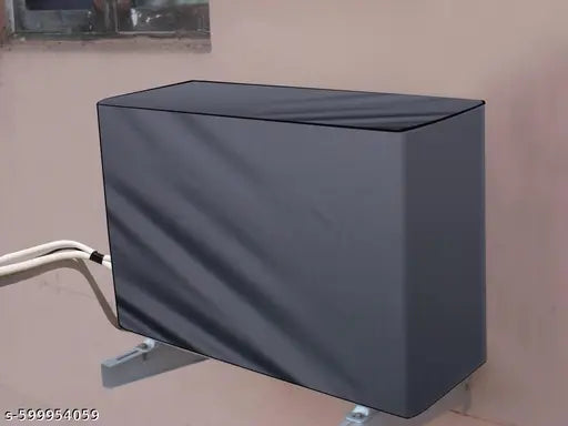 Outdoor AC Unit Cover for 1.5 Ton Split Air Conditioner, Waterproof, Dustproof, Grey