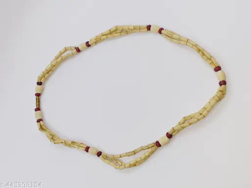 Original Tulsi Kanthi With Red Wooden Beads for Daily wear Pack of 3