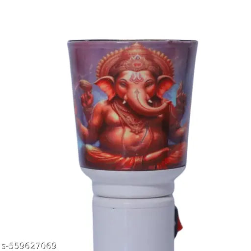Electric Plug-in Aroma Oil Diffuser with House Design Decorative Wall Warmers Night Lamp with Lemon Fragrance Oil Burner for Home & Office Ceramic Glass Design