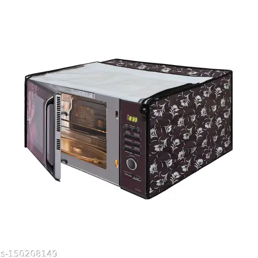 Glory Care Microwave Oven Cover for 17 to 23 Litre Microwave Oven, KUM05 (Grey)